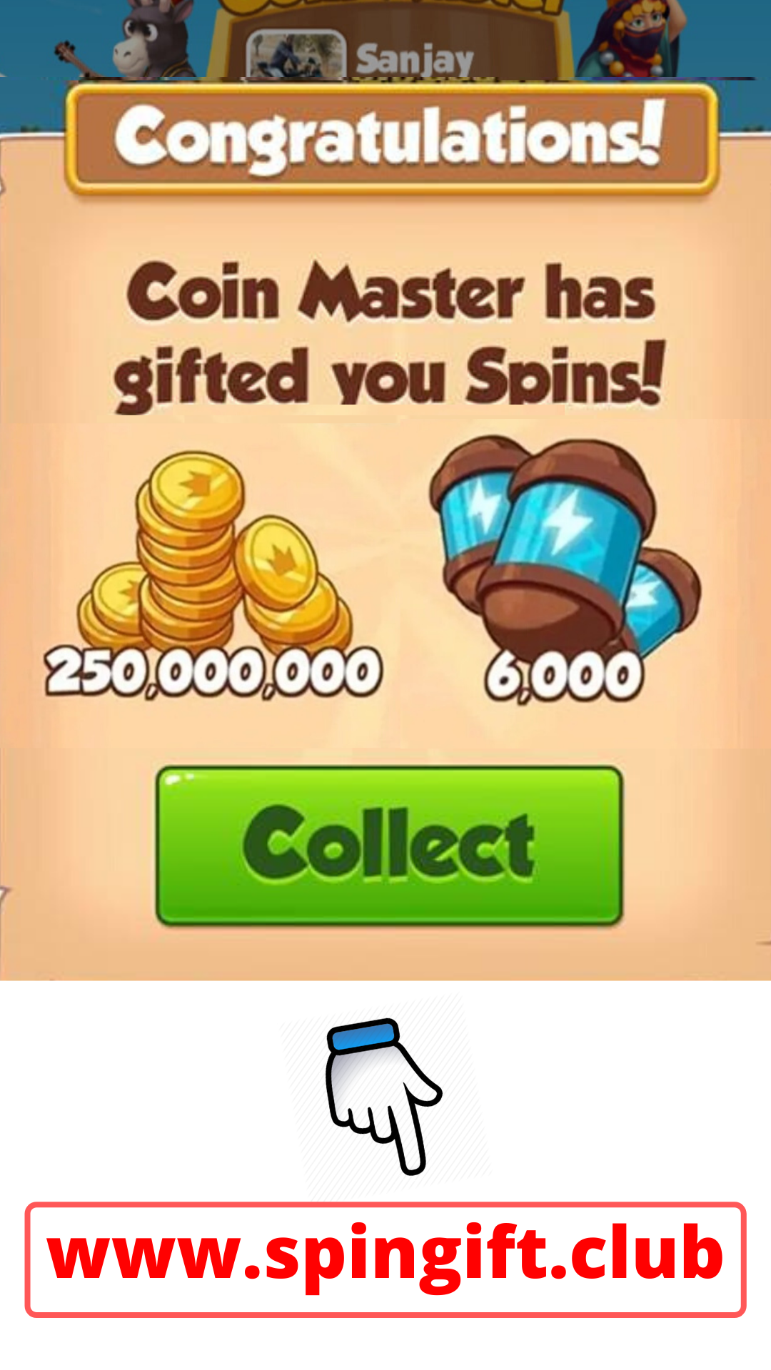 Free spin free coin master games